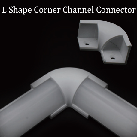 LED Diffuser Channels L/- Plastic Connectors LED Diffuser Channels L/- Plastic Connectors